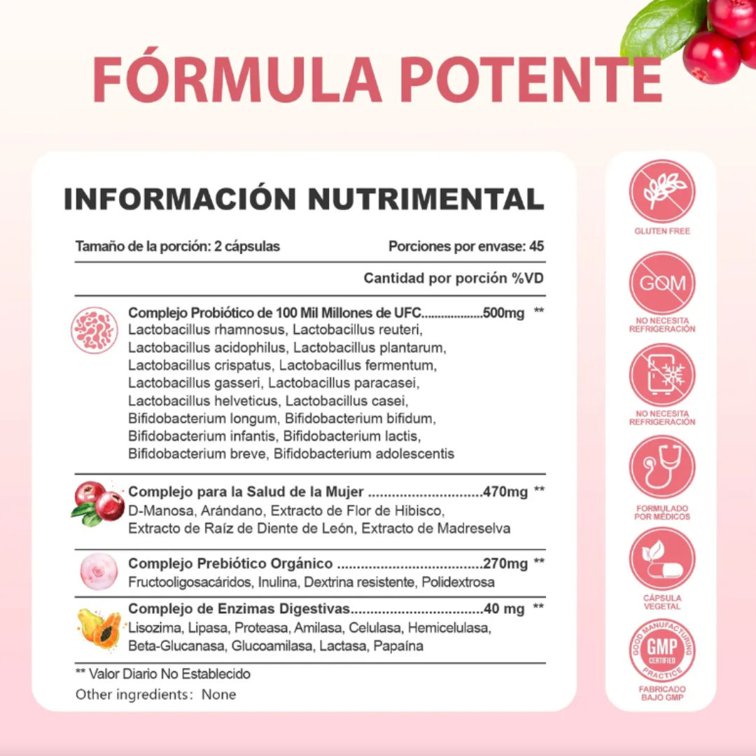 PROBIÓTICOS MUJER