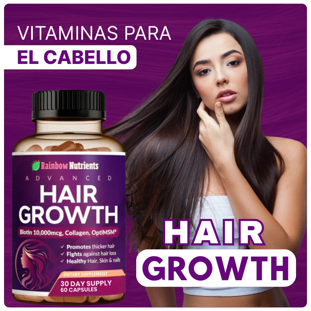 VITAMINAS PARA EL CABELLO - HAIR GROWTH
