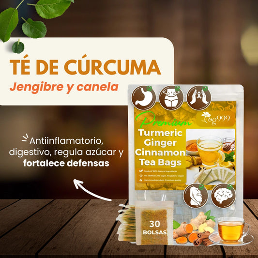 TÉ DE CÚRCUMA, JENGIBRE Y CANELA - OFERTA